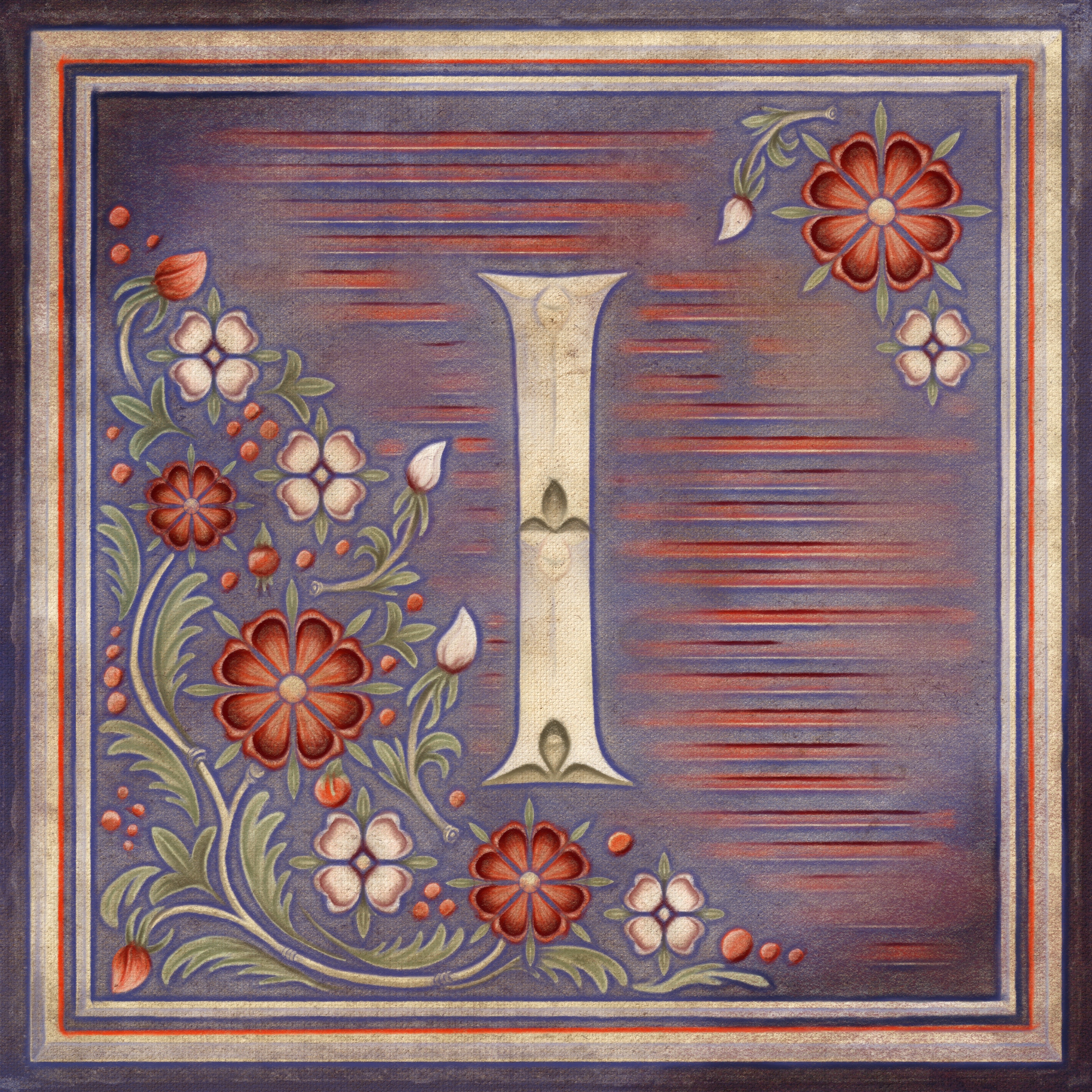 The Capital Letter I | Greater Albion Art and Design